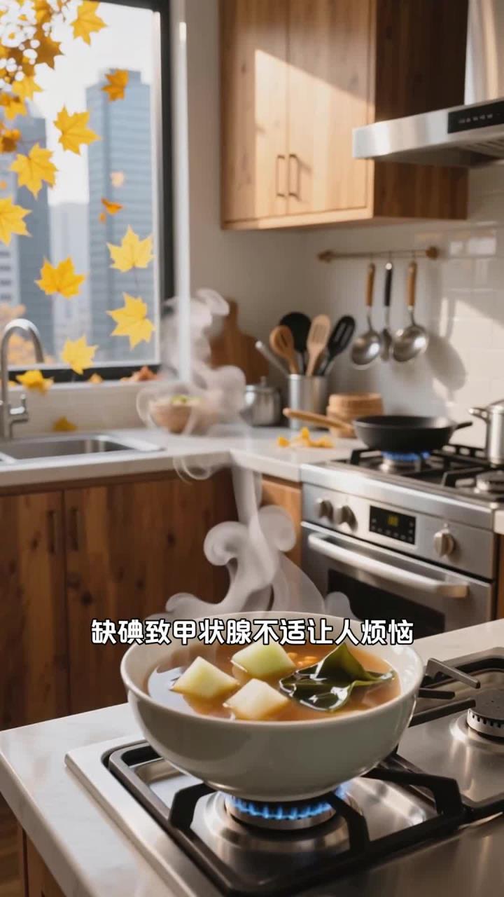 冬瓜海带煮水加薏米，海带碘元素补碘，缺碘甲状腺不适缓解