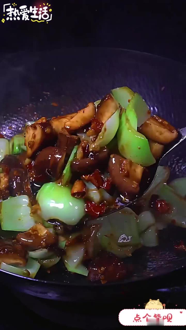 非常好吃香菇炒青菜 湘菜 家常菜
