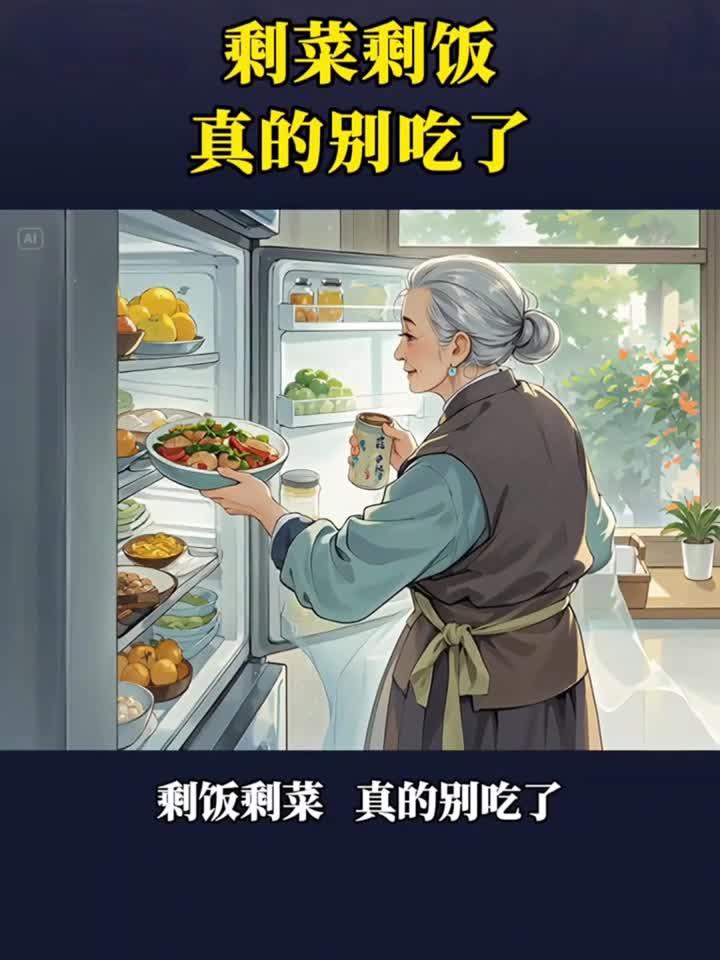 日常学养生剩饭剩菜，千万不要再吃了，影响身体健康