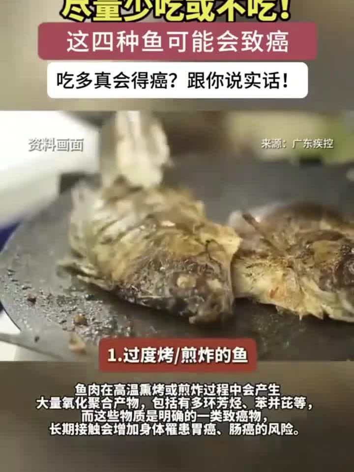 健康防护小知识：尽量少吃或不吃！这4种鱼有致癌风险