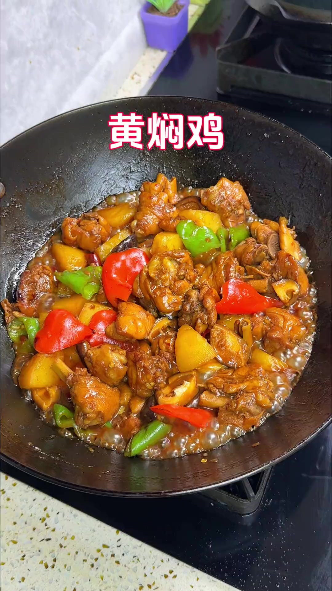 黄焖鸡 这锅黄焖鸡太费米饭了