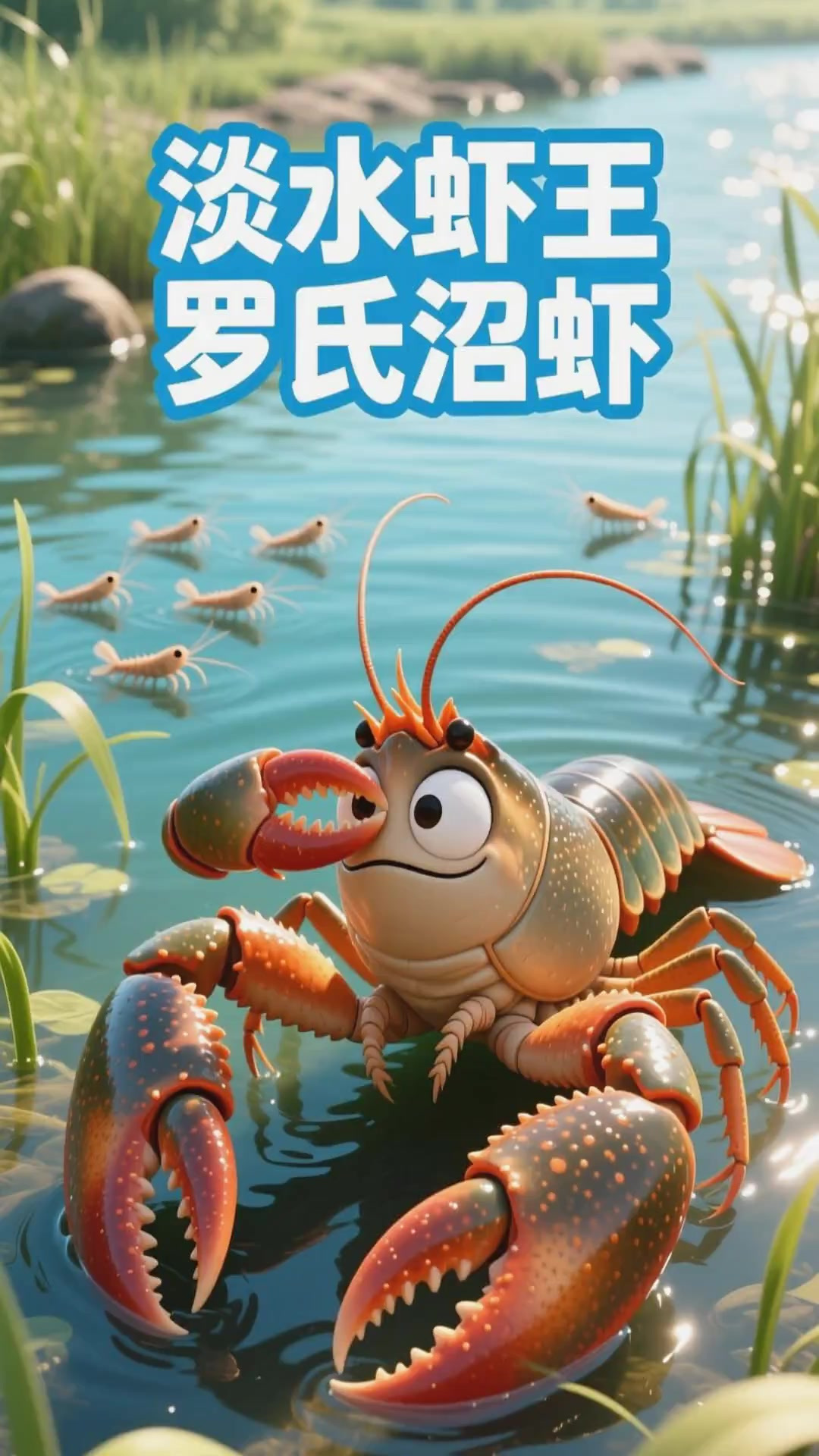 体型最大的淡水虾，罗氏沼虾