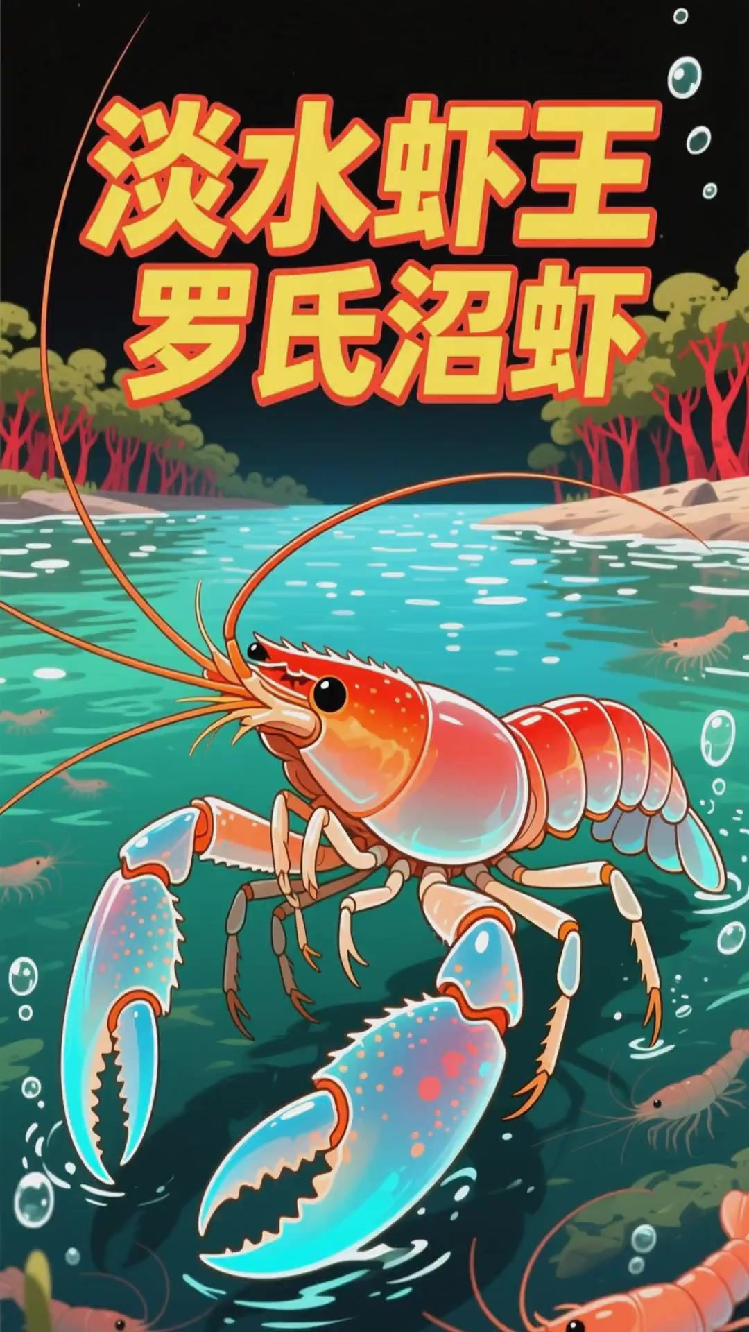 体型最大的淡水虾，罗氏沼虾
