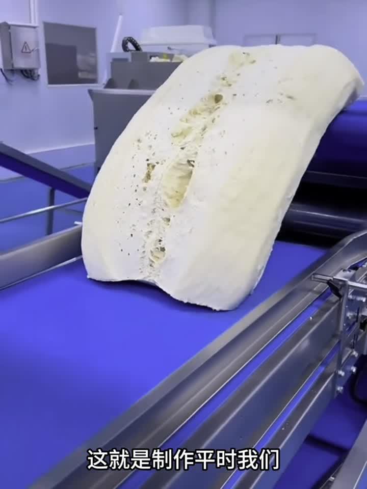 手抓饼全程都是机器制作太方便了
