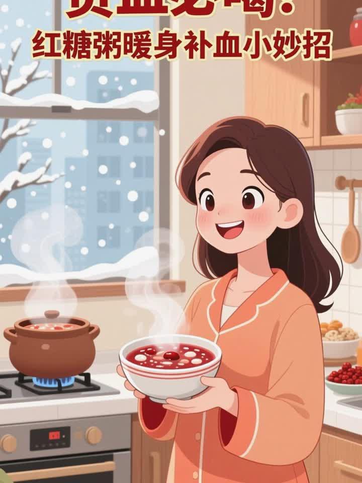 贫血吃红糖粥,补血暖身显气色
