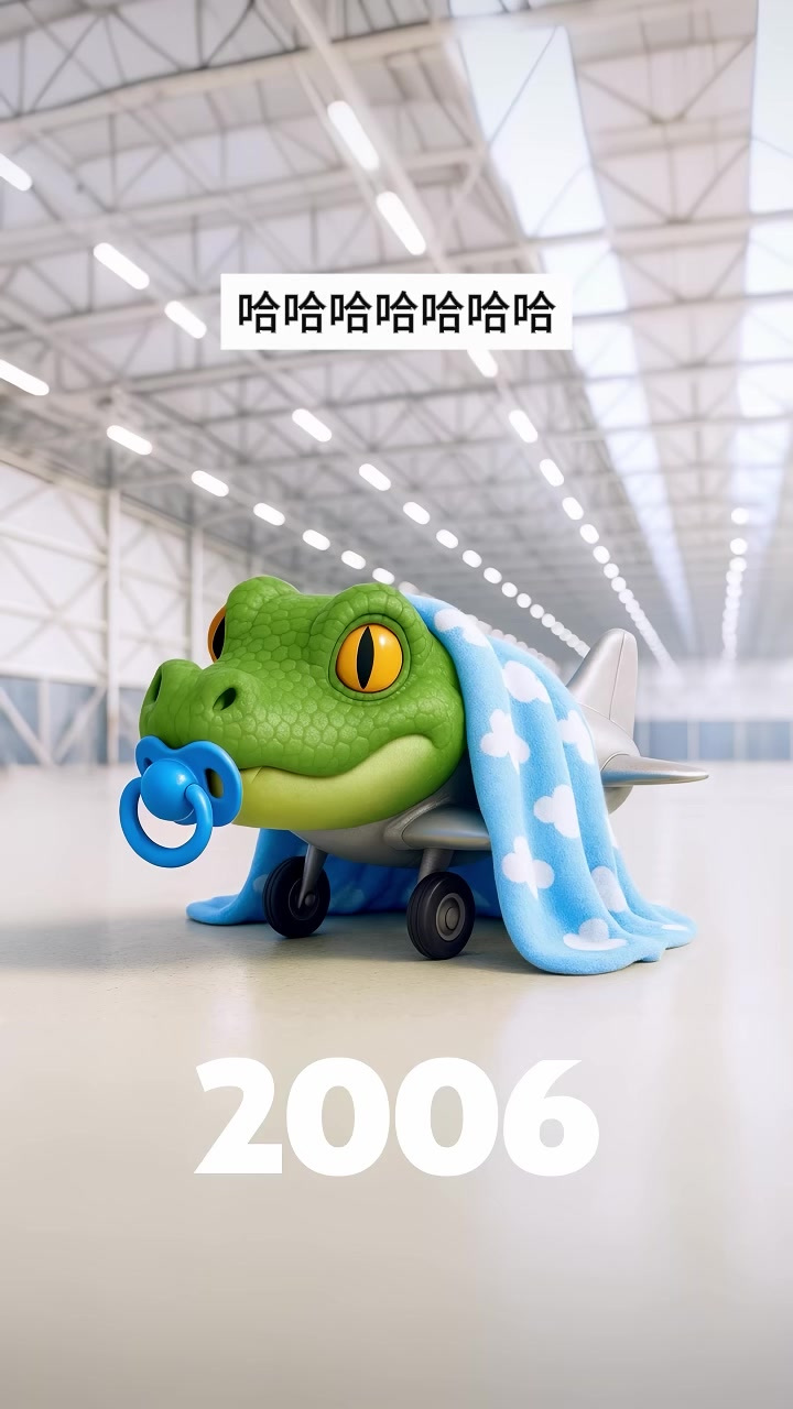 小鳄鱼飞机的成长