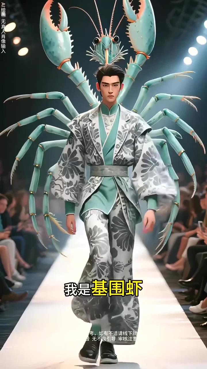 海鲜AI超模天团首秀｜看看哪位虾系选手是你的菜？