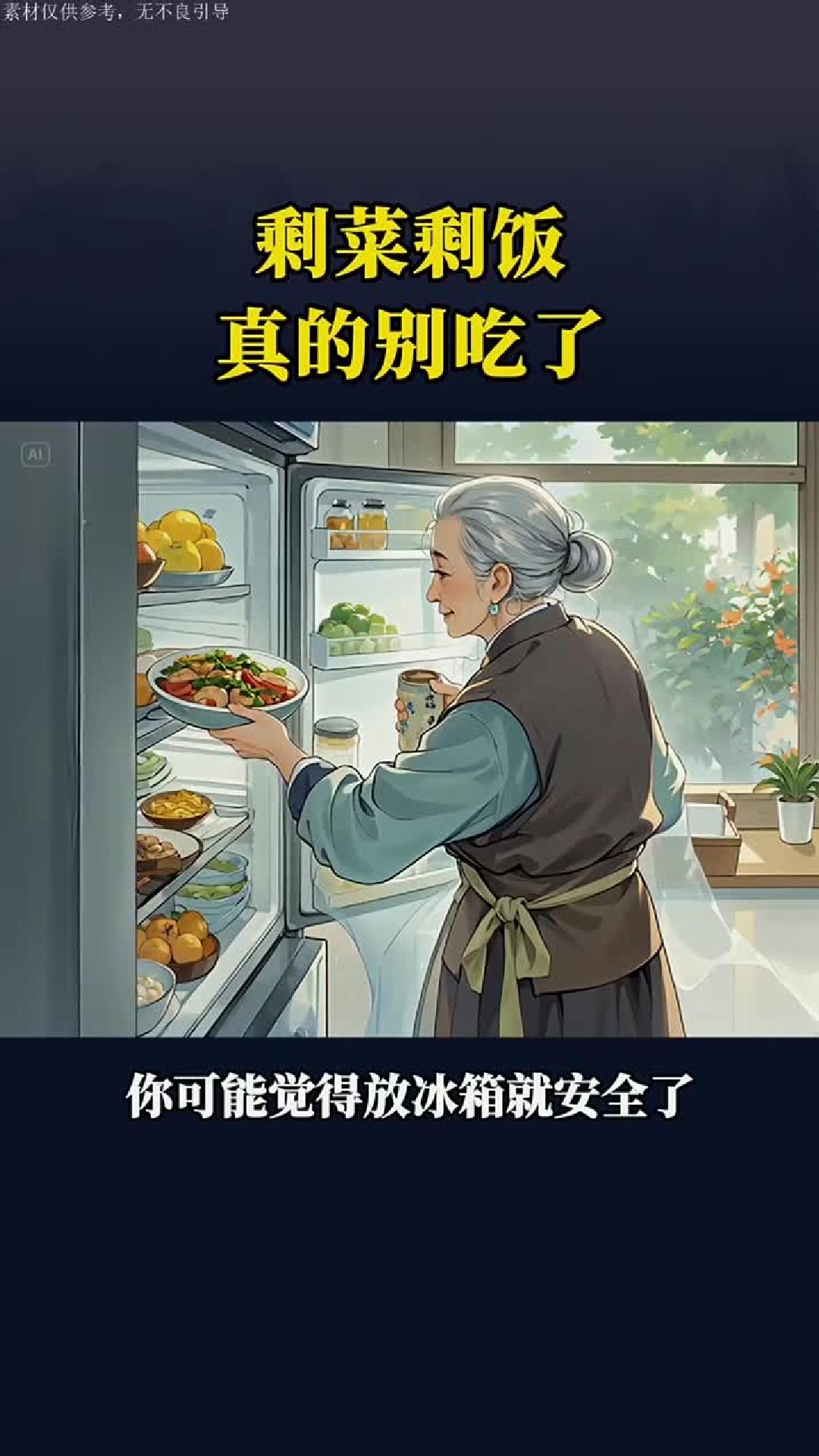 简单养生长寿,剩饭剩菜,千万不要再吃了,影响身体健康