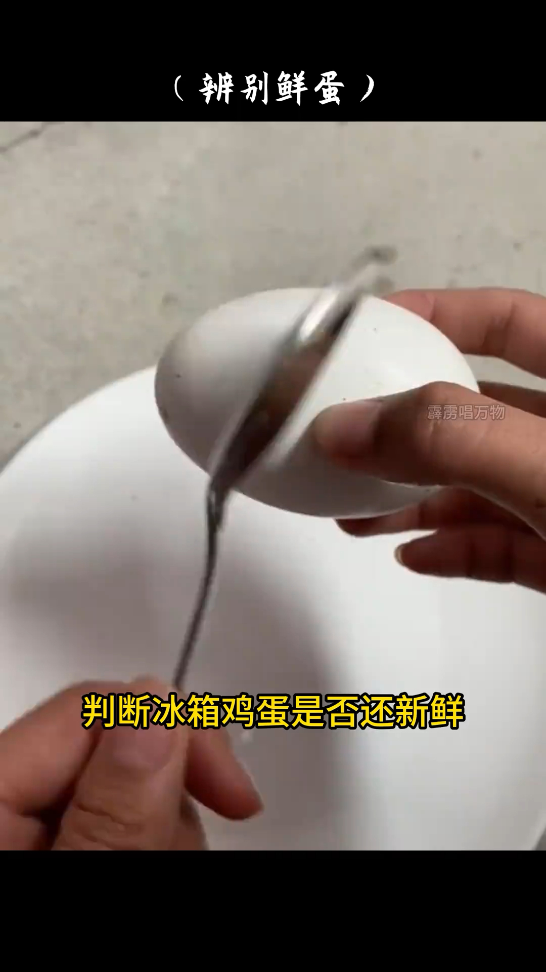 你知道怎样辨别鸡蛋是否新鲜？
