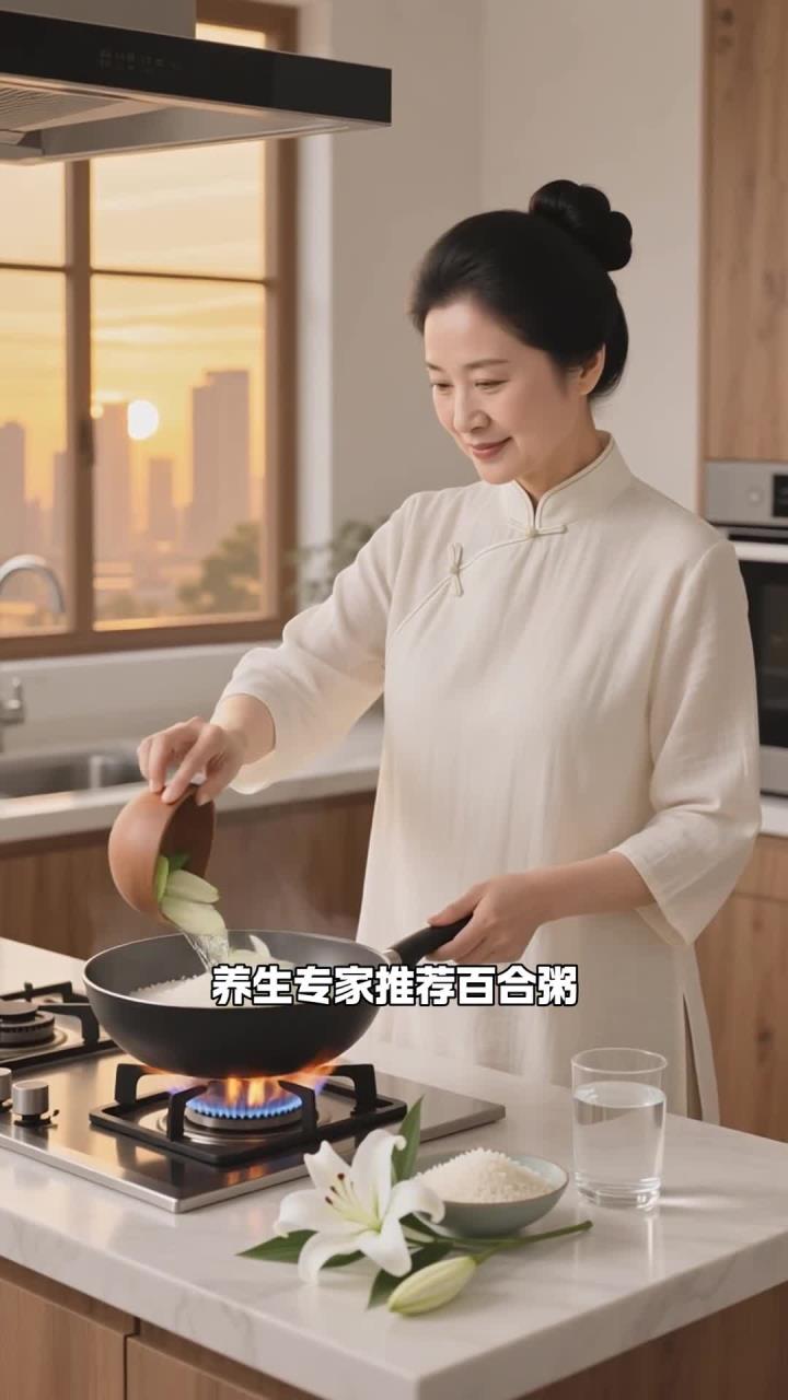 吃些百合粥,滋阴润肺,是秋天的好食补