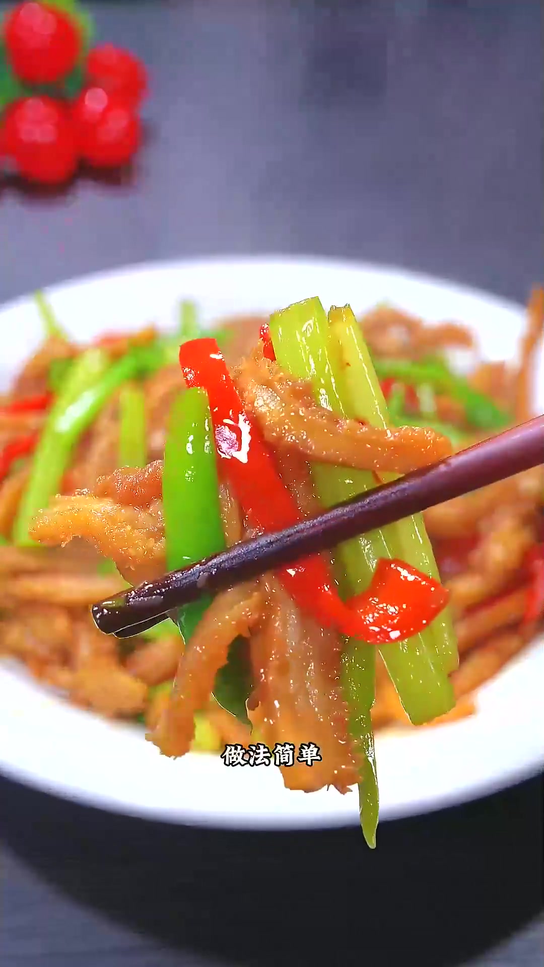 家常菜小炒牛肚丝