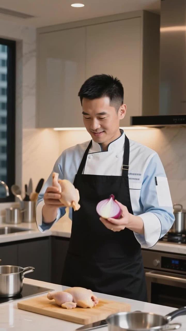 炒鸡肉洋葱 降脂护血管