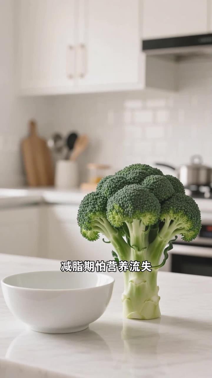 凉拌西兰花,锁住营养,减脂期的好搭档