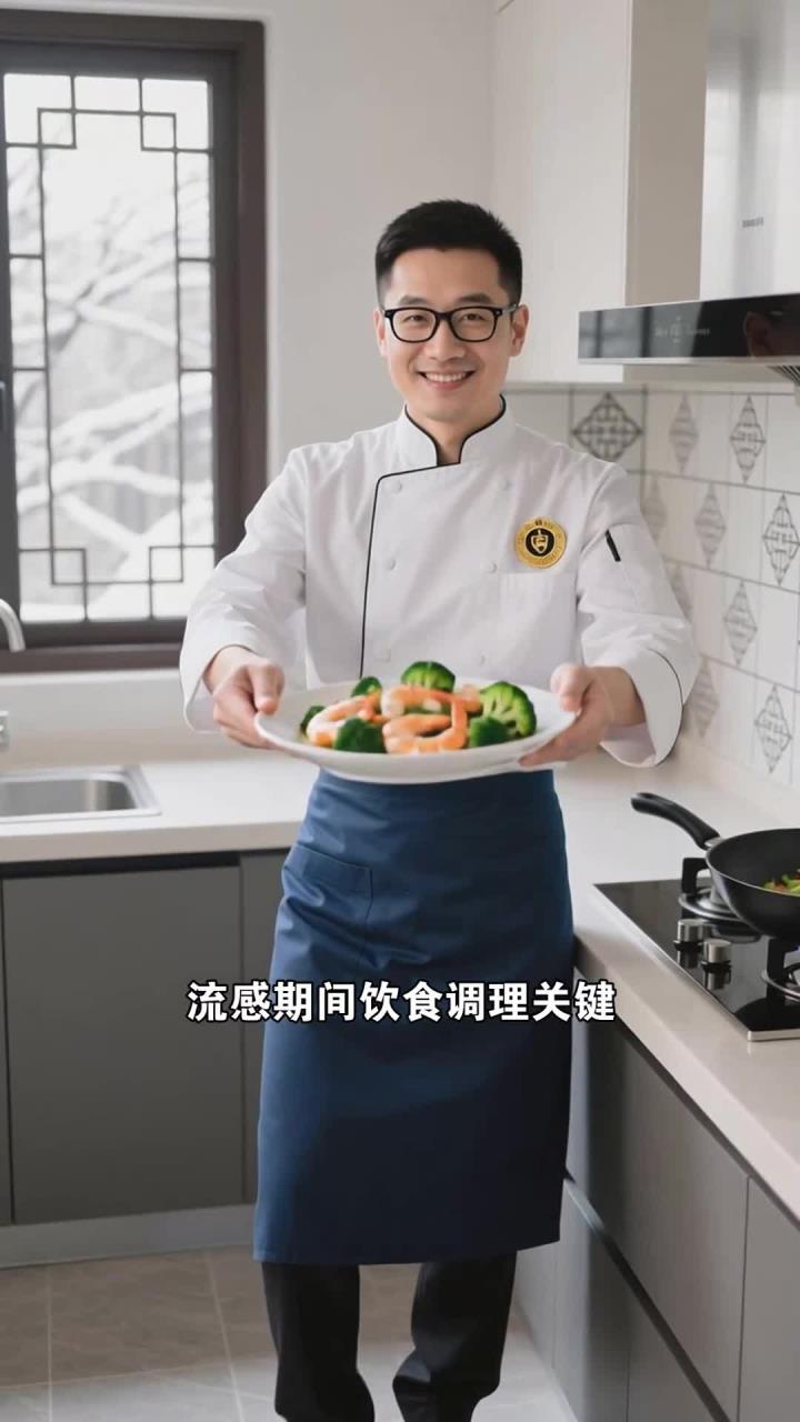 流感食护选清炒西兰花虾仁,高蛋白高纤维筑牢免疫防护墙