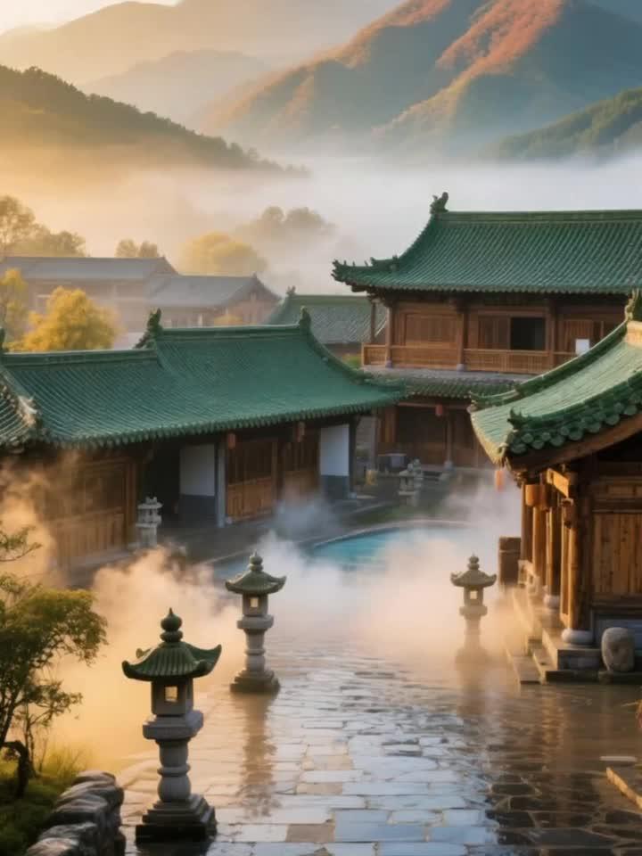 汤山温泉：泡汤养生，春日里的温暖