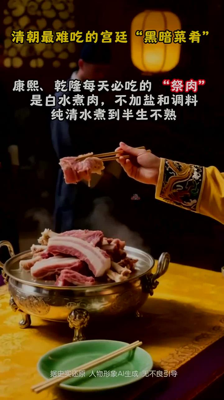 清朝最难吃的“宫廷菜肴”，难以下咽确必须得吃！