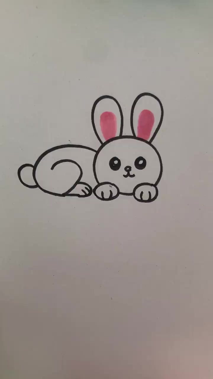 简笔画小兔子 简单易学
