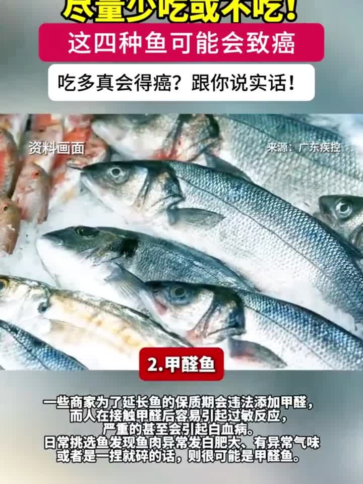 尽量少吃或不吃！这4种鱼有致癌风险