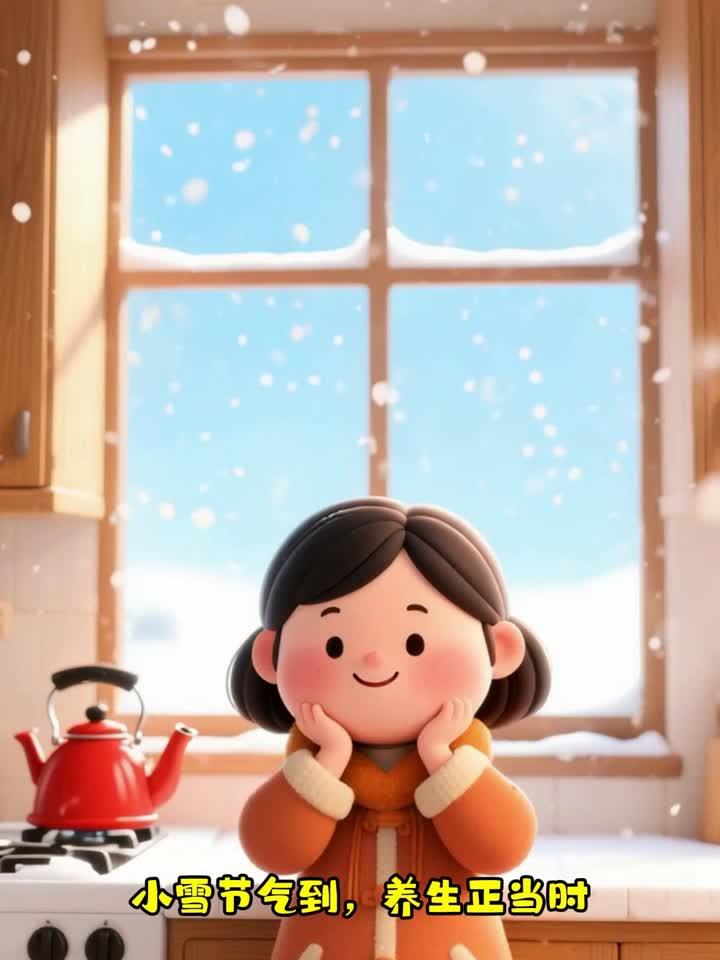 小雪吃香菇青菜面，清淡可口还能补维生素