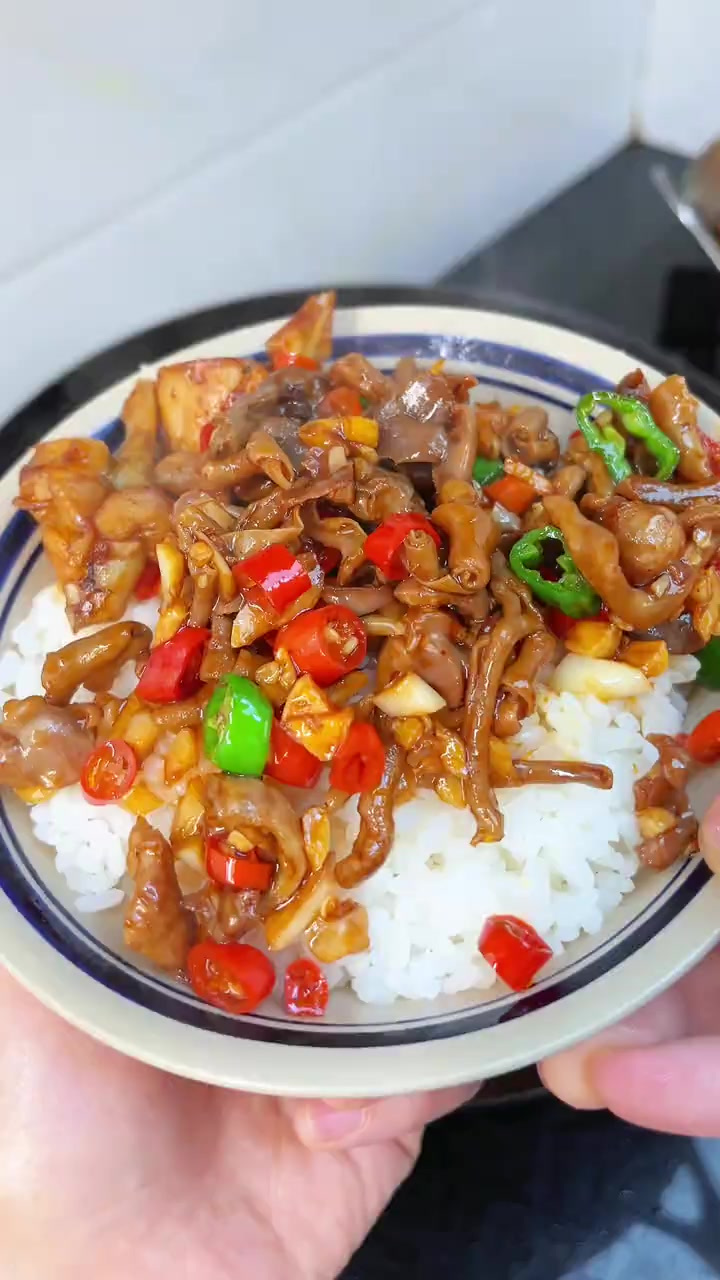 香辣鸡杂像我这样做,又香又辣特别开胃下饭