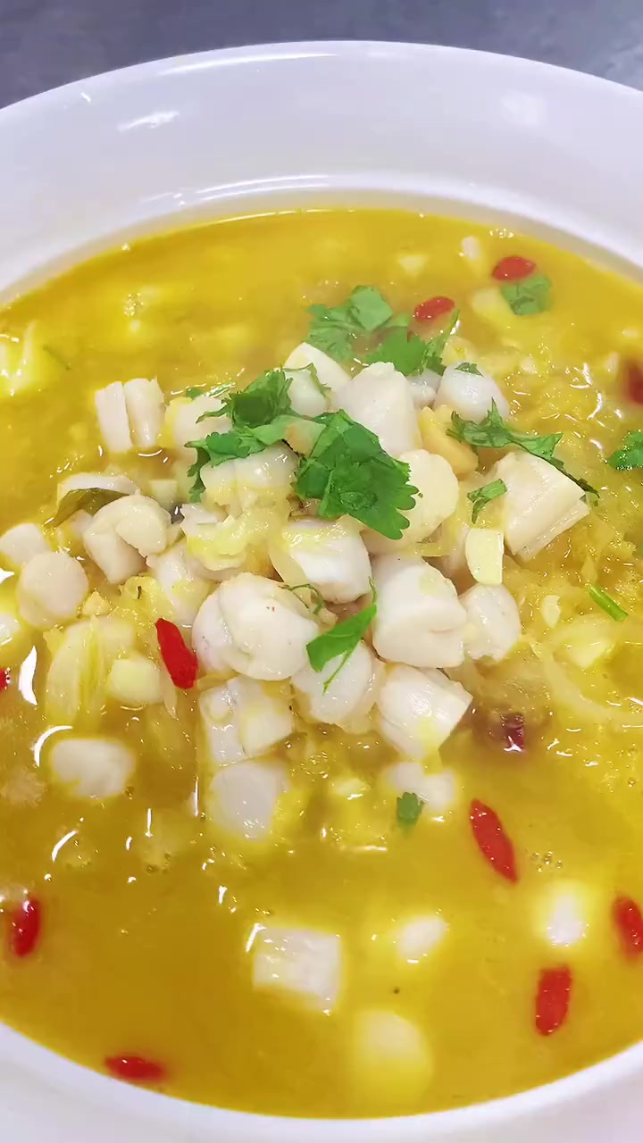 酸菜贝柱汤暖心又暖胃