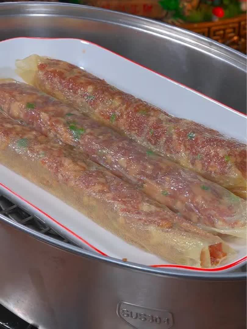 以后想吃腐皮肉卷了你就像我这么做,外酥里嫩,真的太太太好吃