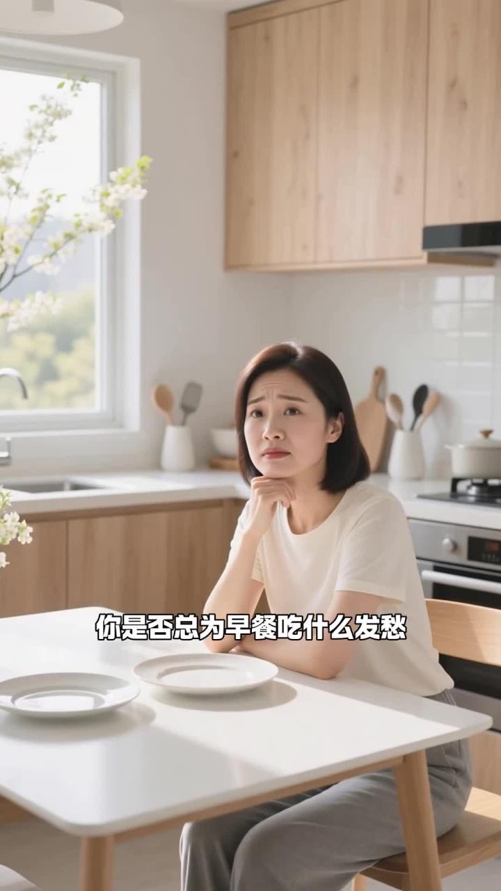 健康养生的 “早餐搭配”,全麦面包 + 鸡蛋 + 牛奶