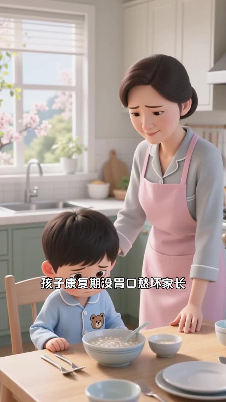 孩子康复期没胃口?玉米苹果粥,酸甜开胃超爱吃