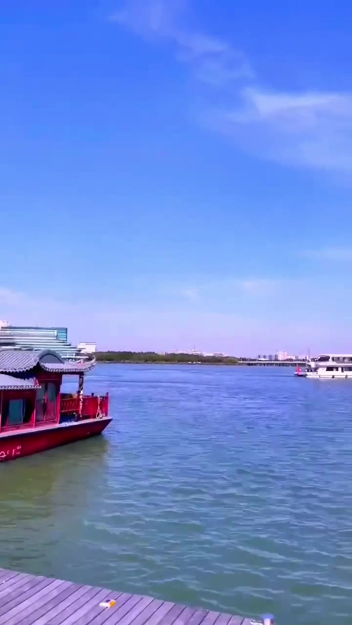 夏日旅游，我今天也去做岛主啦！金鸡湖从此多了个游玩好去处！湖