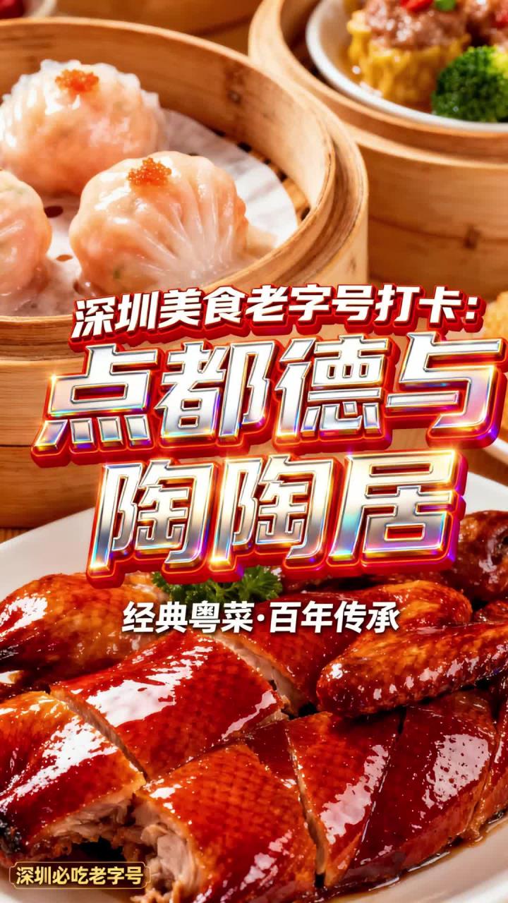 深圳经典粤式美食打卡 品鉴点都德茶点畅享陶陶居传统粤式美味