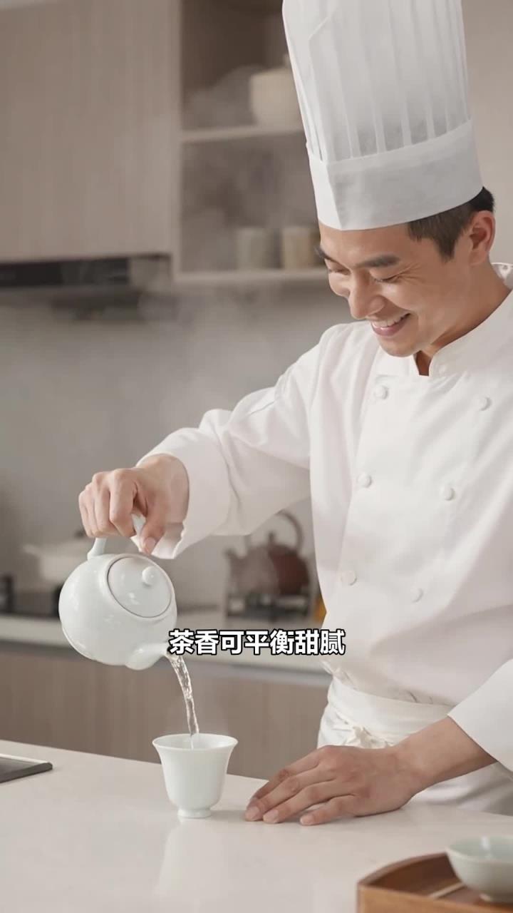 爱吃甜品蛋糕，饭后喝点茶，平衡甜腻更清爽