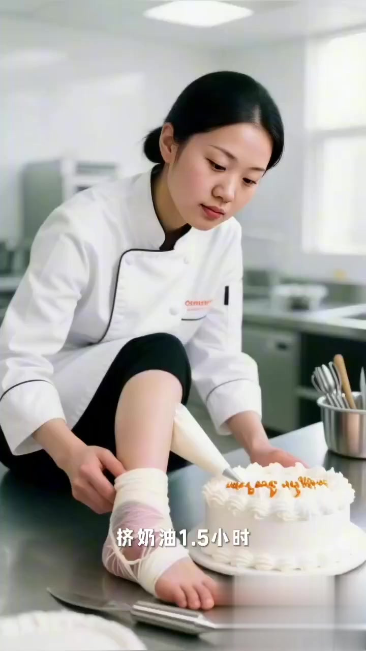 社区面包店裱花师:挤奶油手腕酸 + 站久腿肿?鸡蛋粥 + 腕