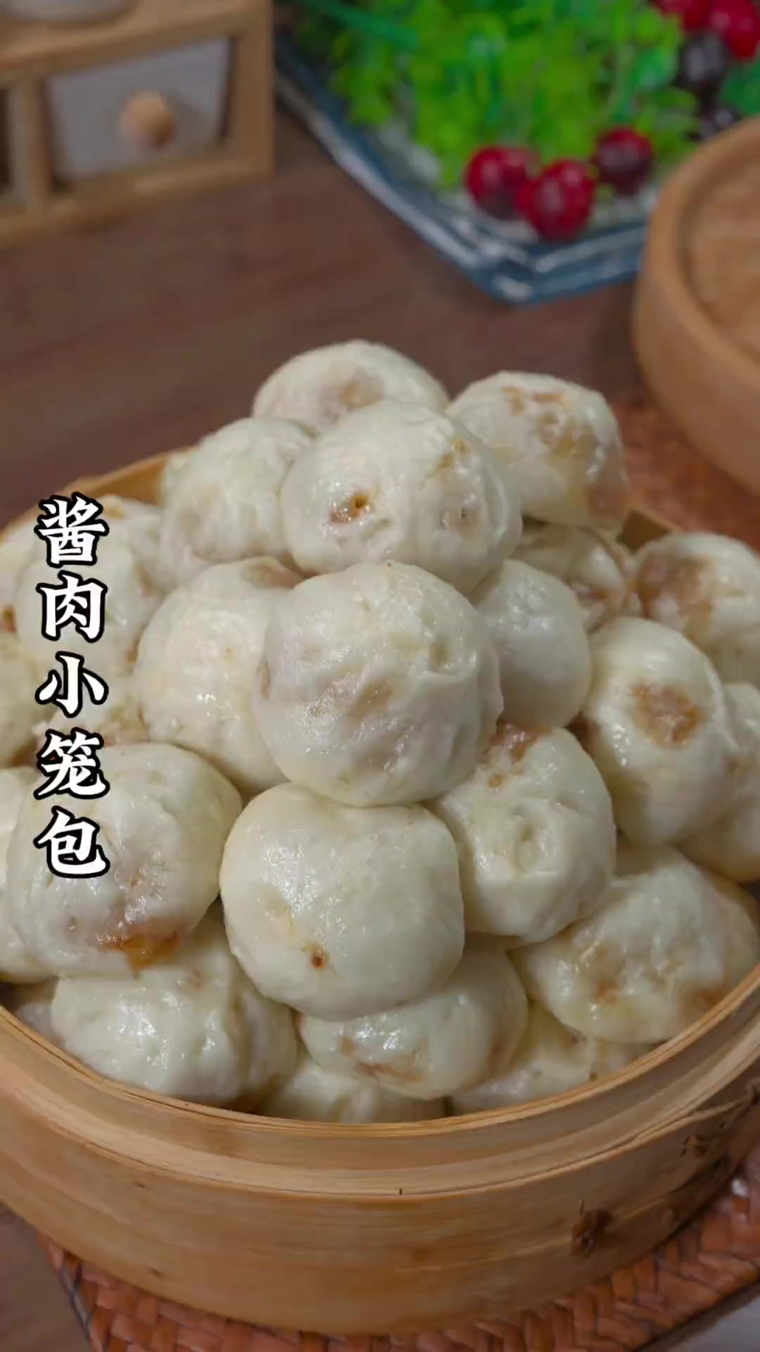 万万没想到 把生肉和熟肉混合在一起 出锅就是早餐店超火的小笼