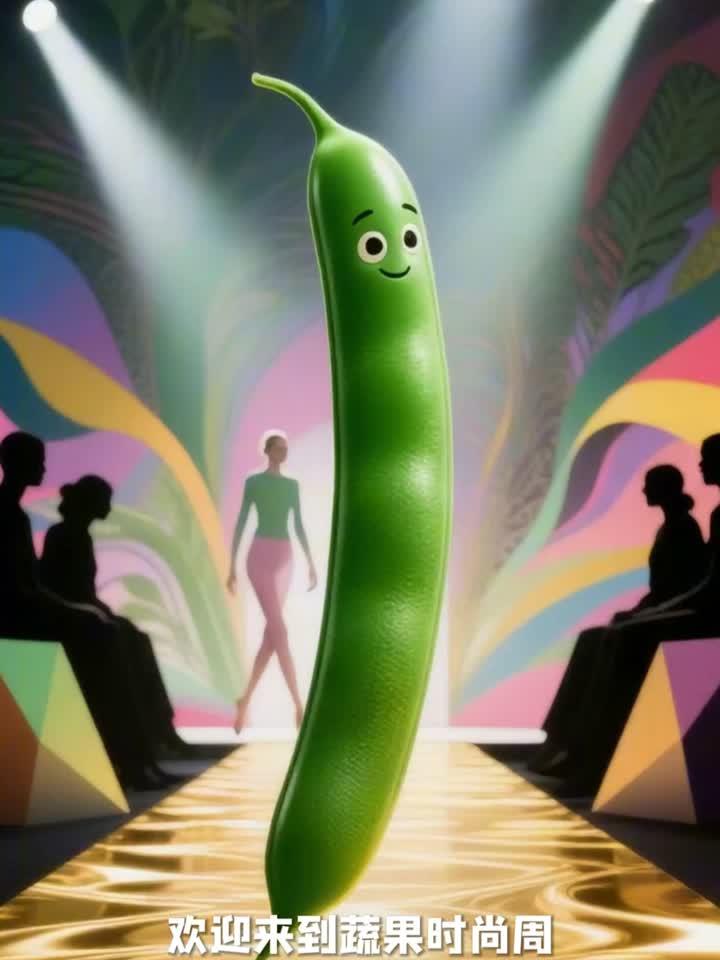 菜豆的奇幻T台:营养与时尚共舞