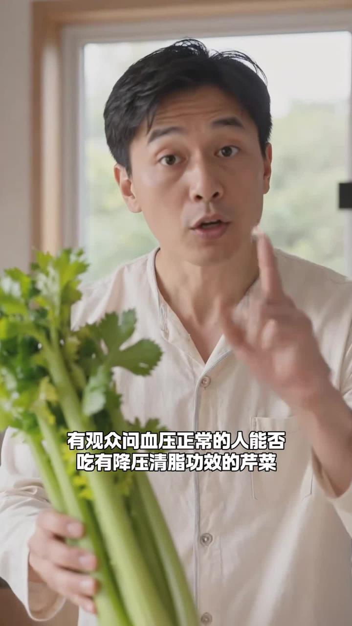 芹菜降压清脂,血压正常人群能不能日常吃?