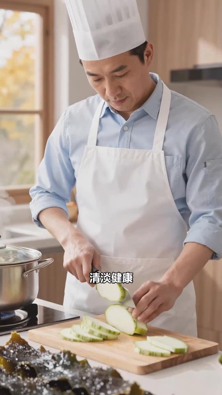 冬瓜海带汤,清淡饮食更健康,家常养生很合适