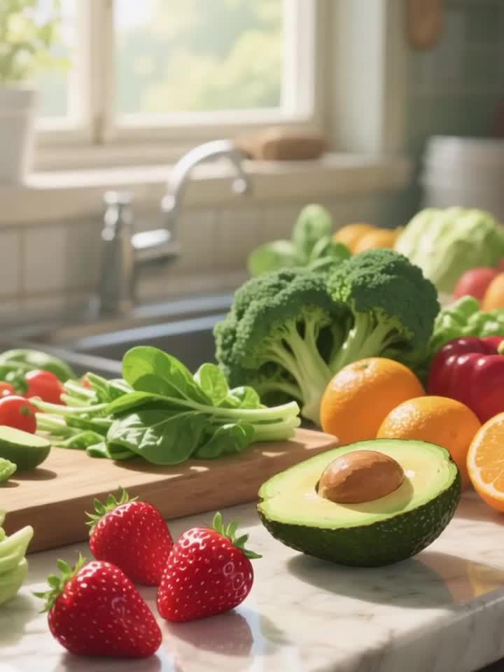 多吃新鲜蔬菜水果，给身体最天然的营养