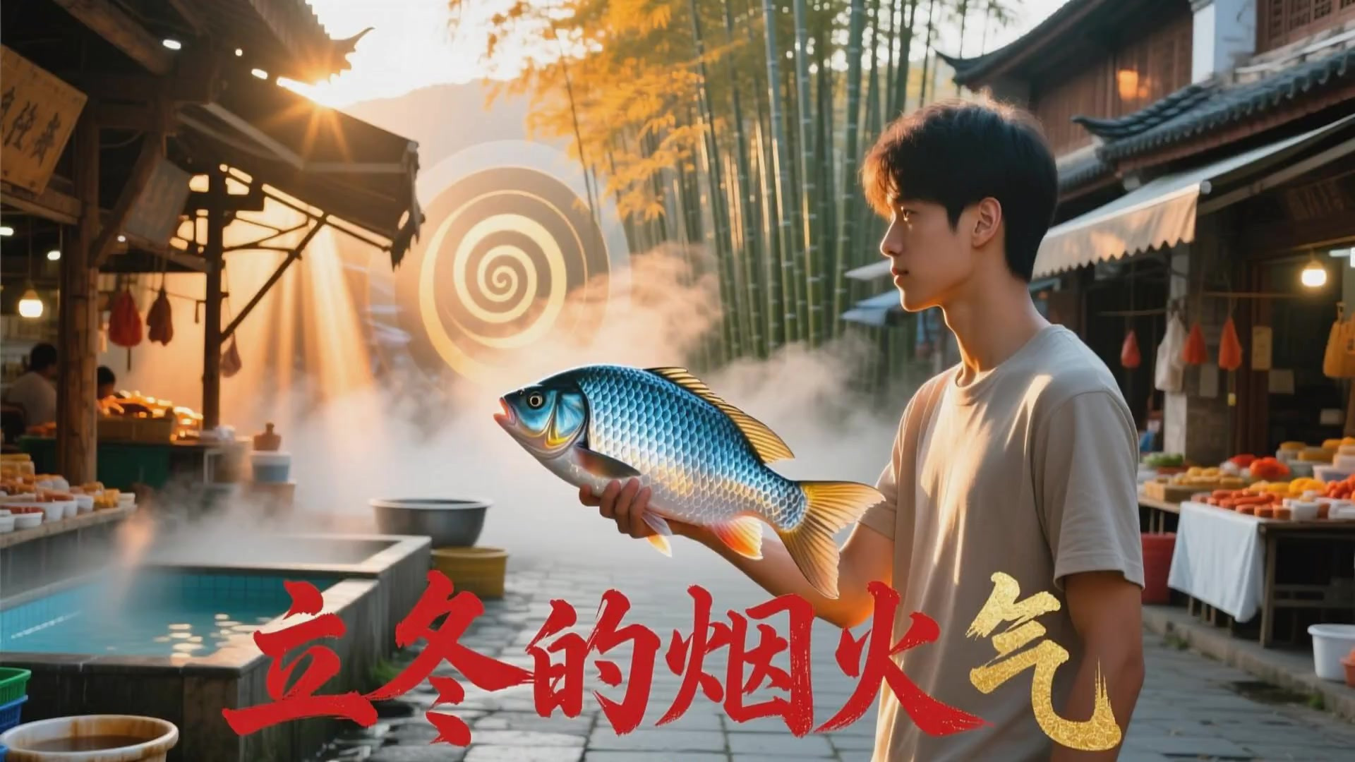 腾冲旅居日记,玛御谷泡脚,市区买大虾,腾冲立冬后的阳光太惬意