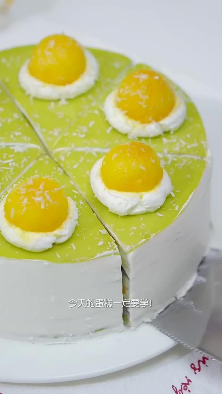 喜欢芋泥和芒果的姐妹一定要做这个蛋糕,高颜值味道好,清爽不腻,一口沦陷!