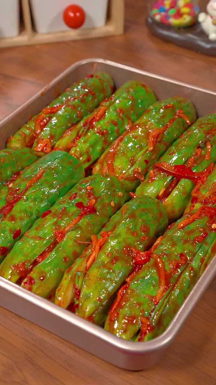 在家做黄瓜小咸菜，用这个方法太好吃了