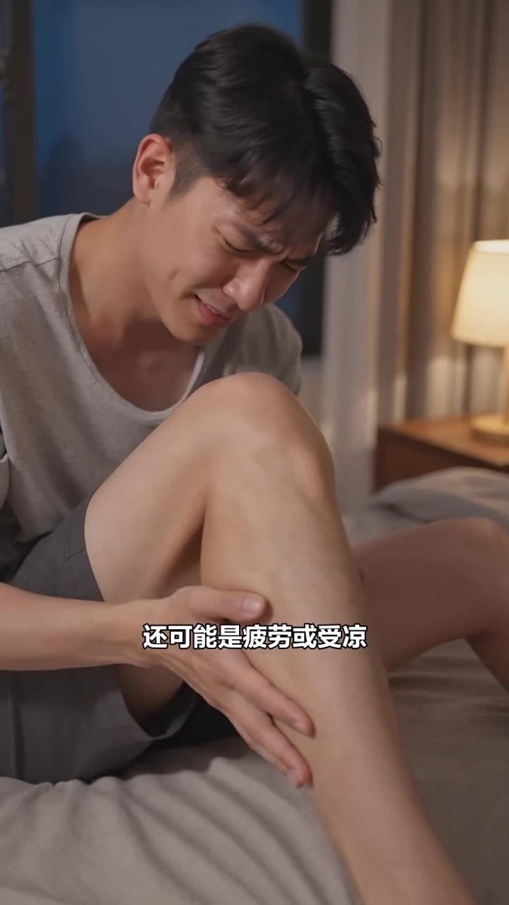 小腿晚上容易抽筋,疼得睡不着?是缺钙了吗?每天喝牛奶吃虾皮够