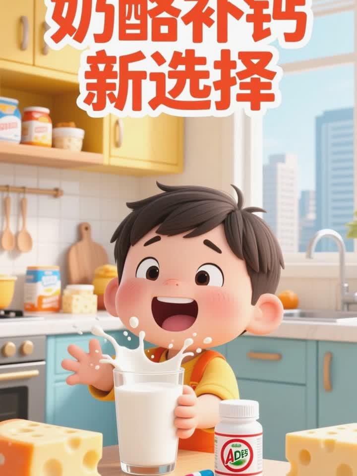 健康科普说:儿童缺钙吃奶酪,补钙效果好口感佳