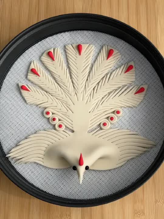 面食这样做,真的很漂亮凤凰花式馒头做法谁能拒绝各种面食面食教