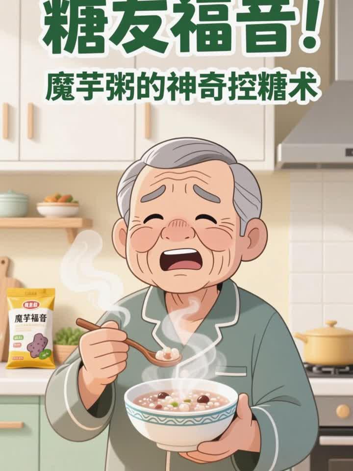 糖尿病吃魔芋粥，低热量高纤维