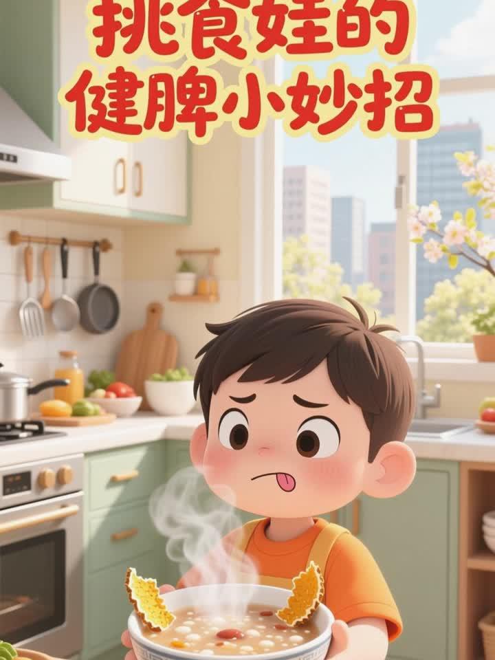儿童开胃吃陈皮粥，理气健脾促食欲