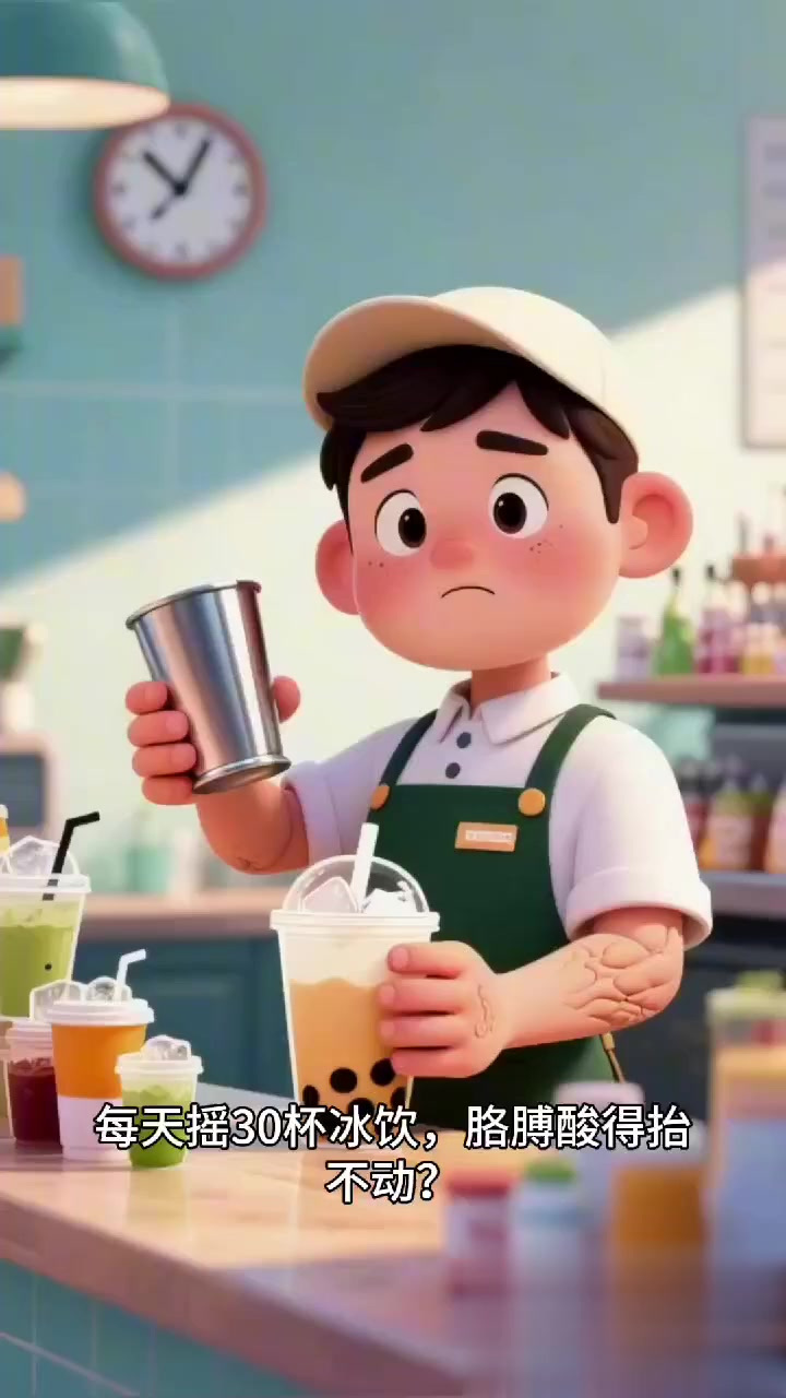 奶茶店调饮师:摇冰饮胳膊酸 + 萃茶盯屏眼干?番茄蛋汤 +