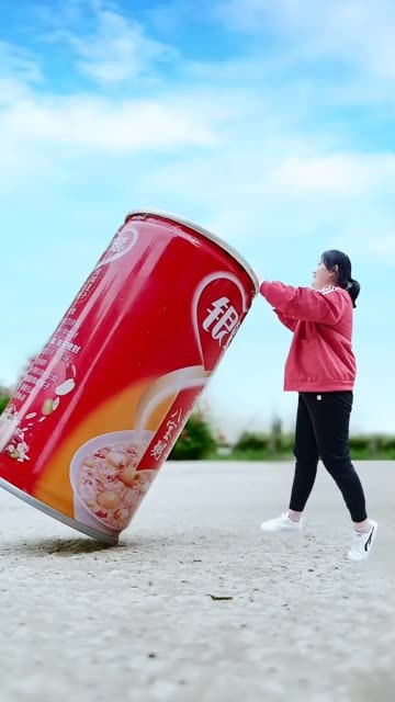 喝完的八宝粥不要扔掉,拍创意照片也是很好看的