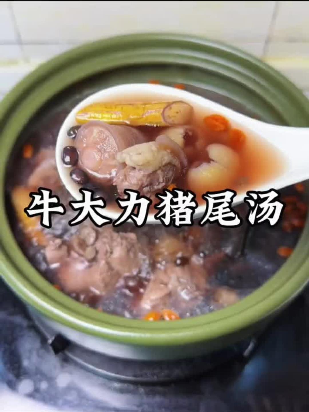 三碗不够喝!零难度炖出滋补牛大力猪尾汤,美味暖身!