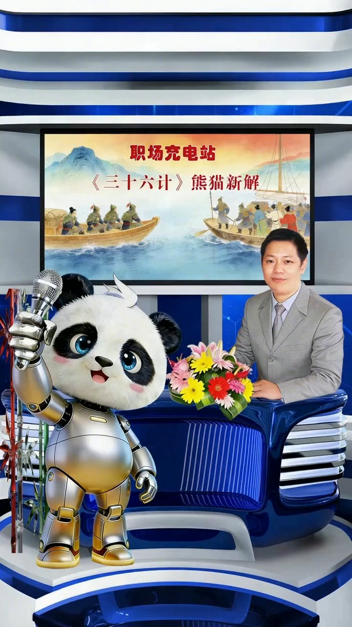 职场充电站《三十六计20.浑水摸鱼》熊猫新解 新视听演艺策划