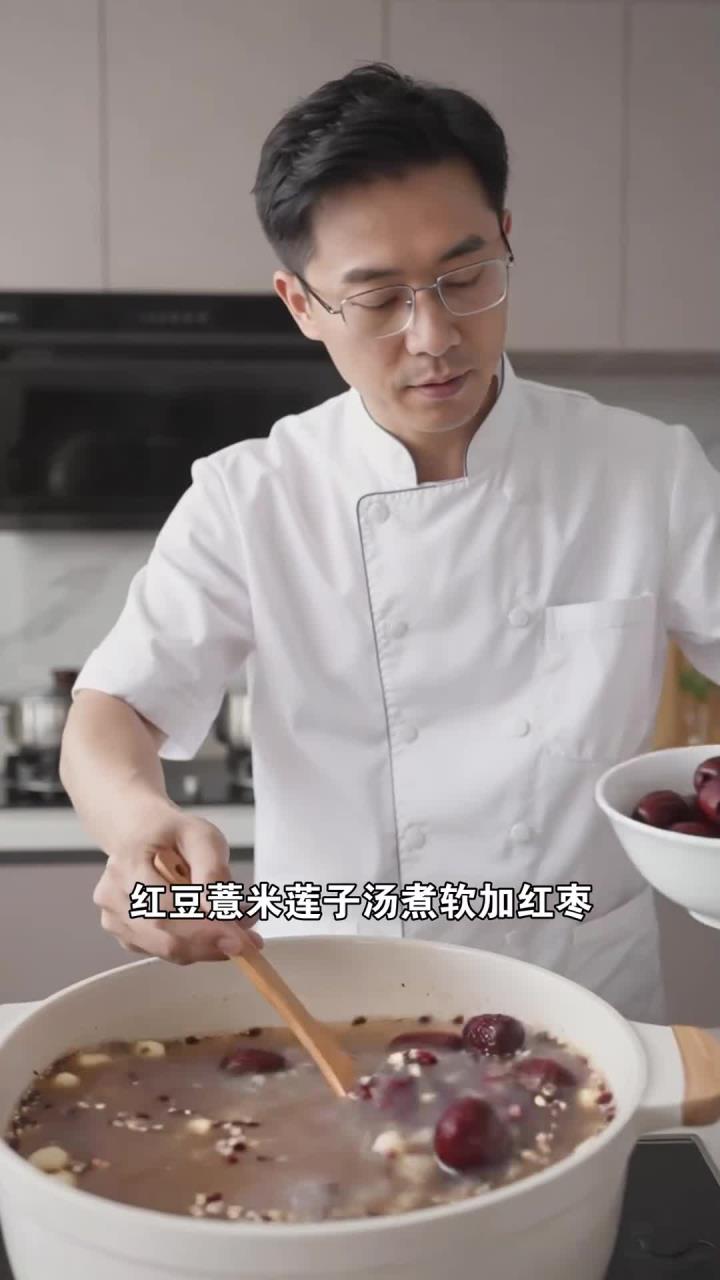 红豆薏米莲子汤煮软加红枣,祛湿吃它,怕冷人群能暖身又祛湿吗?